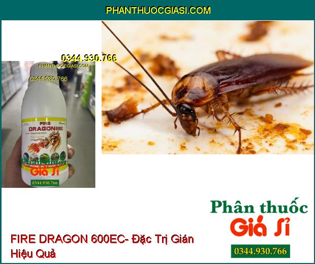 FIRE DRAGON 600EC- Đặc Trị Rệp- Ruồi- Muỗi- Kiến- Gián 