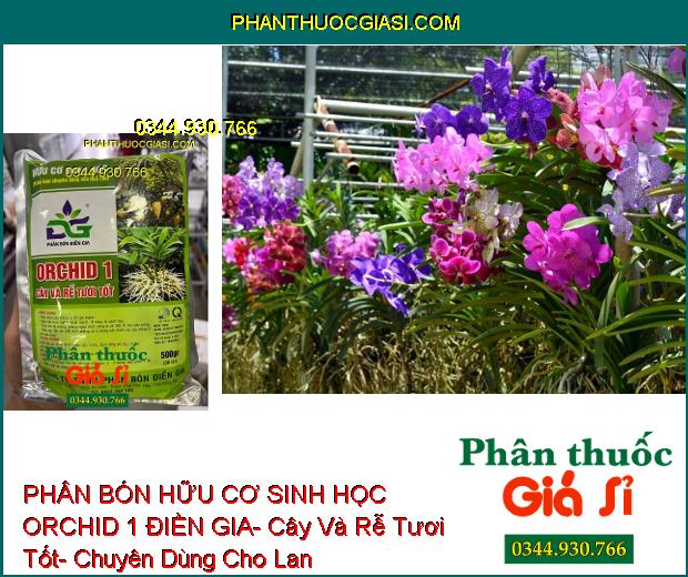 PHÂN BÓN HỮU CƠ SINH HỌC ORCHID 1 ĐIỀN GIA- Cây Và Rễ Tươi Tốt- Chuyên Dùng Cho Lan