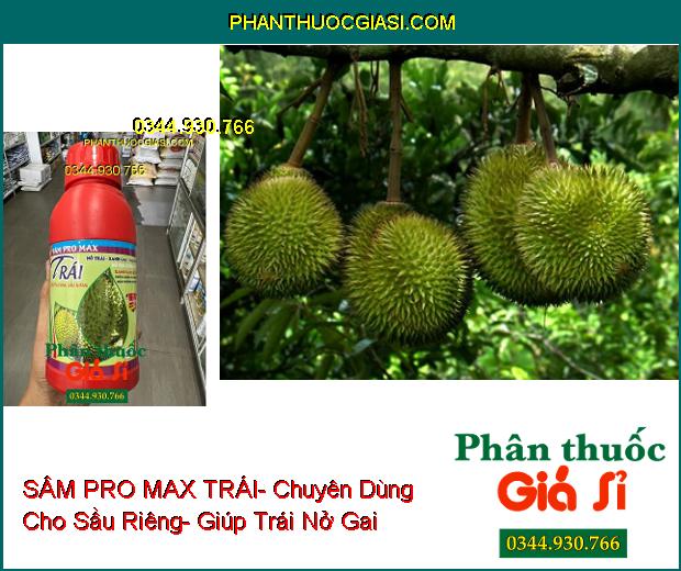 SÂM PRO MAX TRÁI- Chuyên Dùng Cho Sầu Riêng- Nở Gai- Xanh Trái- Dai Cuống