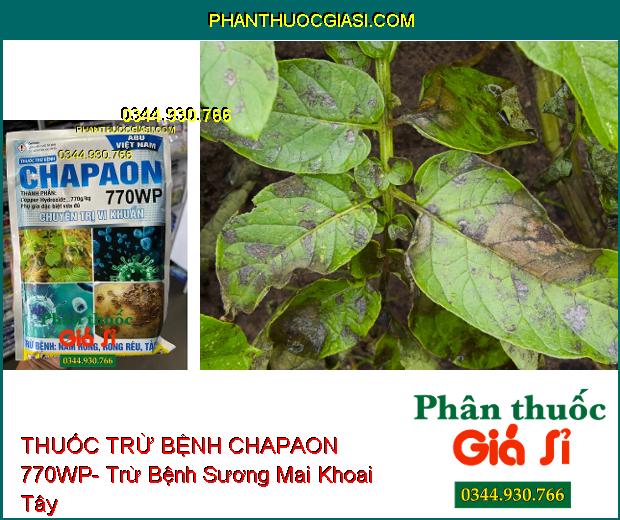 THUỐC TRỪ BỆNH CHAPAON 770WP- Chuyên Trị Vi Khuẩn- Trừ Bệnh Nấm Hồng- Sương Mai- Rong Rêu