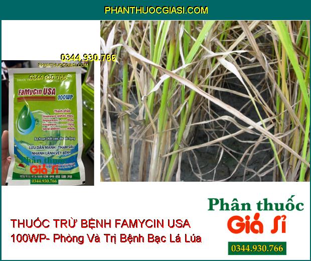 THUỐC TRỪ BỆNH FAMYCIN USA 100WP- Phòng Và Trị Nấm Bệnh- Vi Khuẩn Hại Cây Trồng