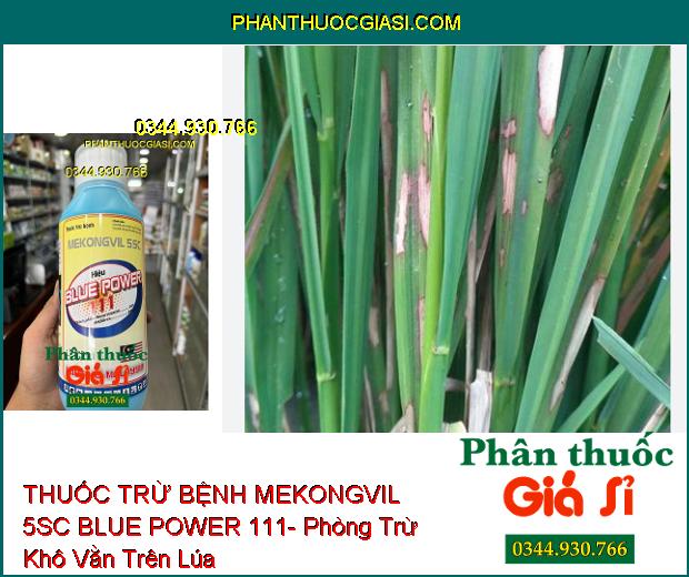 THUỐC TRỪ BỆNH MEKONGVIL 5SC BLUE POWER 111- Đặc Trị Khô Vằn Trên Lúa