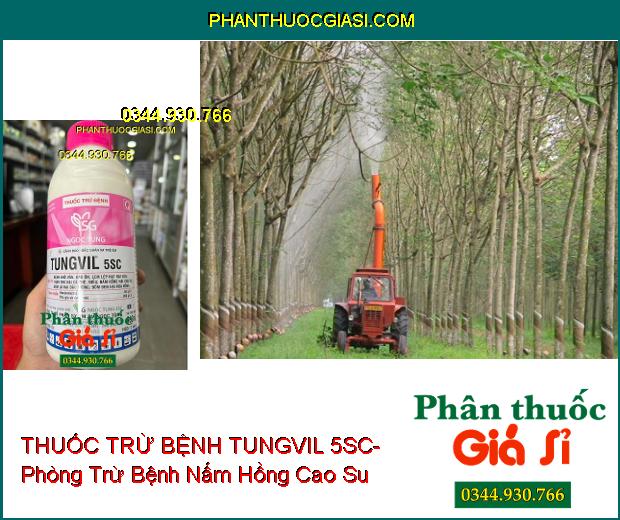 THUỐC TRỪ BỆNH TUNGVIL 5SC- Đặc Trị Bệnh Khô Vằn- Đạo Ôn- Thán Thư- Nấm Hồng