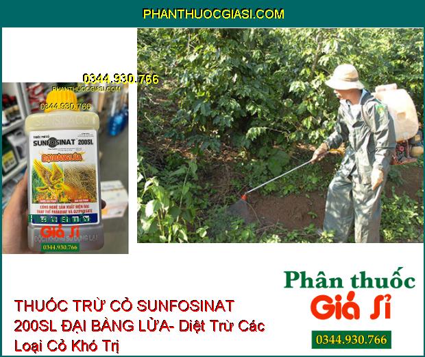 THUỐC TRỪ CỎ SUNFOSINAT 200SL ĐẠI BÀNG LỬA- Diệt Trừ Các Loại Cỏ Khó Trị