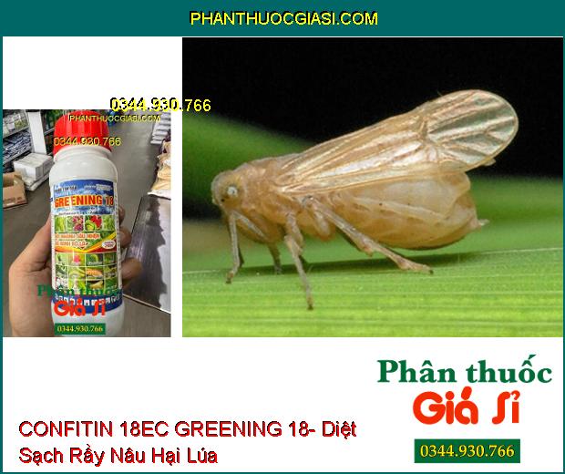 THUỐC TRỪ SÂU CONFITIN 18EC GREENING 18- Diệt Nhanh Sâu Nhện- Giữ Xanh Bộ Lá