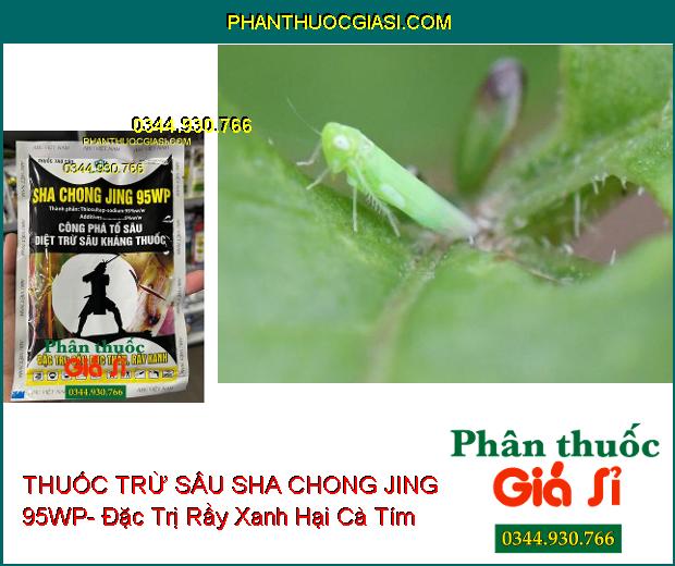 THUỐC TRỪ SÂU SHA CHONG JING 95WP- Đặc Trị Sâu Đục Thân- Rầy Xanh