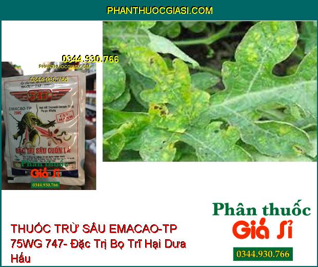 THUỐC TRỪ SÂU SINH HỌC EMACAO-TP 75WG 747- Đặc Trị Sâu Cuốn Lá