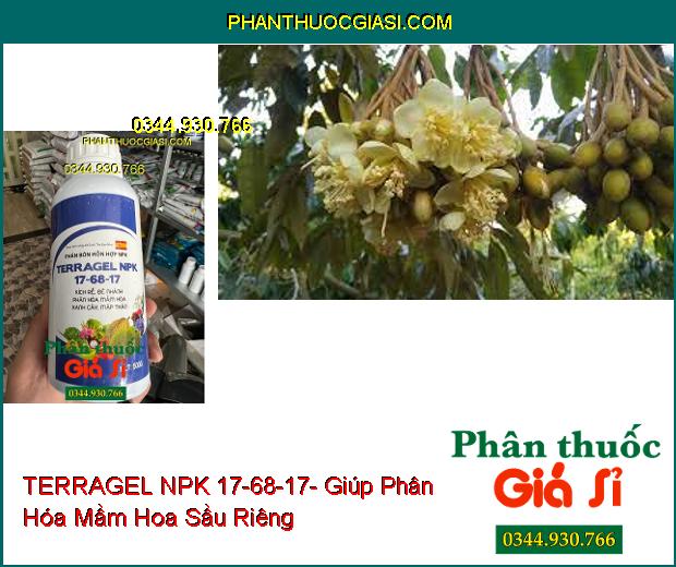 PHÂN BÓN LÁ HỖN HỢP TERRAGEL NPK 17-68-17- Kích Rễ- Đẻ nhánh- Phân Hóa Mầm Hoa