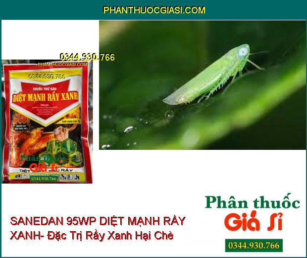 SANEDAN 95WP DIỆT MẠNH RẦY XANH- Đặc Trị Rầy Xanh- Bọ Trĩ- Sâu Đục Thân