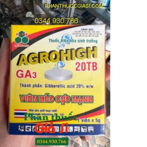 THUỐC ĐIỀU HÒA SINH TRƯỞNG AGROHIGH GA3