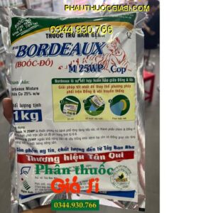 THUỐC TRỪ NẤM BỆNH BORDEAUX BOÓC-ĐÔ M25WP