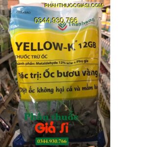 THUỐC TRỪ ỐC YELLOW-K 12GB- Đặc Trị Ốc Bươu Vàng- Trừ Ốc Không Hại Cá Và Mầm Lúa