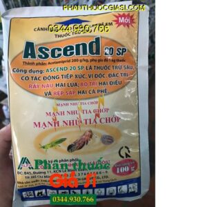 THUỐC TRỪ SÂU ASCEND 20SP- Đặc Trị Rầy Nâu- Bọ Trĩ- Rệp Sáp- Bọ Phấn