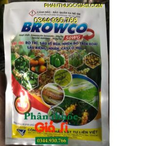 THUỐC TRỪ SÂU BROWCO 50WG- Đặc Trị Bọ Trĩ- Sâu Vẽ Bùa- Nhện Đỏ- Sâu Cuốn Lá