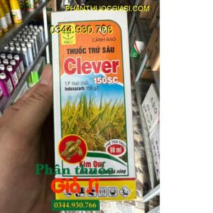 THUỐC TRỪ SÂU CLEVER 150SC- Đặc Trị Sâu Cuốn Lá Lúa