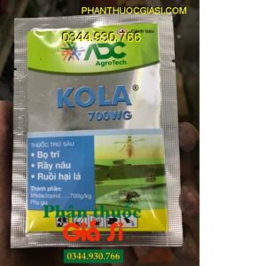 THUỐC TRỪ SÂU KOLA 700WG- Đặc Trị Rầy Nâu- Bọ Trĩ- Ruồi Hại Trên Lúa