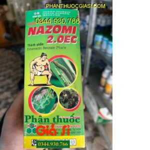 THUỐC TRỪ SÂU NAZOMI 2.0EC- Đặc Trị Sâu Cuốn Lá- Sâu Vẽ Bùa- Rệp Muội