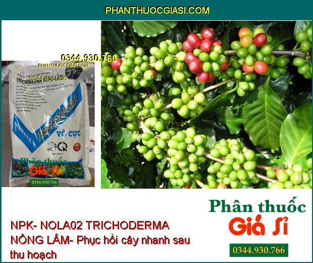 NPK- NOLA02 TRICHODERMA NÔNG LÂM- Ức Chế Nấm Bệnh Hại Cây Trồng