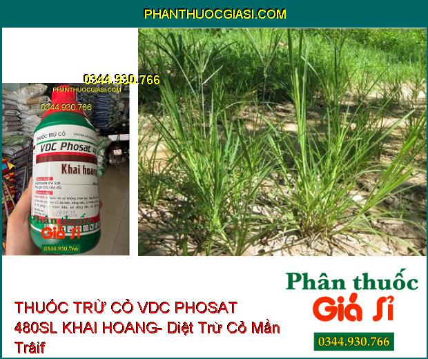 THUỐC TRỪ CỎ VDC PHOSAT 480SL KHAI HOANG