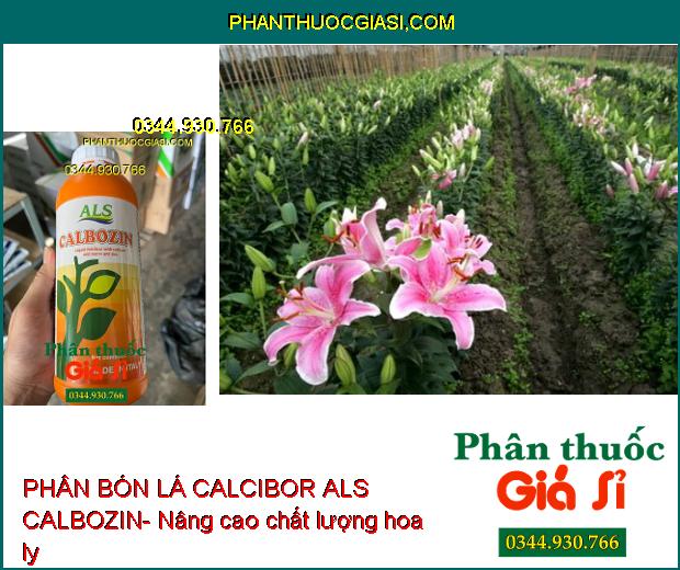 PHÂN BÓN LÁ VI LƯỢNG CALCIBOR ALS CALBOZIN