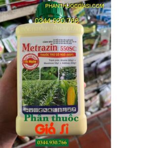 THUỐC TRỪ CỎ TRÊN NGÔ METRAZIN 550SC