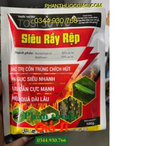 THUỐC TRỪ SÂU TOSI 30WG SIÊU RẦY RỆP