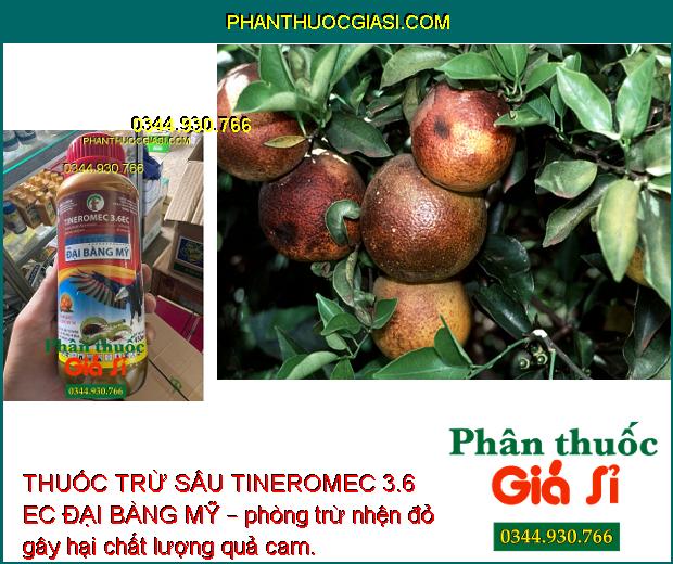 THUỐC TRỪ SÂU TINEROMEC 3.6 EC ĐẠI BÀNG MỸ – Đặc Trị Sâu Cuốn Lá- Sâu Đục Thân- Rầy Nâu