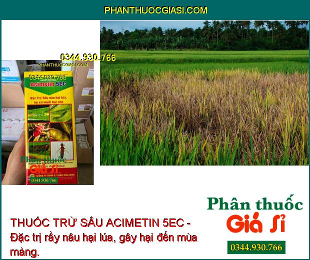 THUỐC TRỪ SÂU ACIMETIN 5EC - Phòng Trừ Rầy Nâu Hại Lúa- Bọ Xít Muỗi Hại Chè