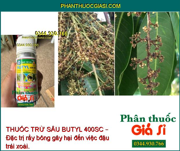 THUỐC TRỪ SÂU BUTYL 400SC – Đặc Trị Rầy Nâu- Rầy Bông Xoài Gây Hại