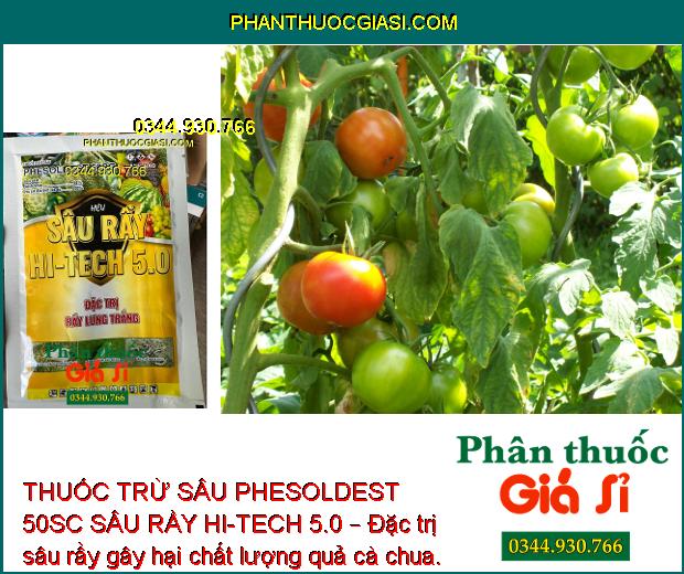 THUỐC TRỪ SÂU PHESOLDEST 50SC SÂU RẦY HI-TECH 5.0 – Đặc Trị Rầy Lưng Trắng