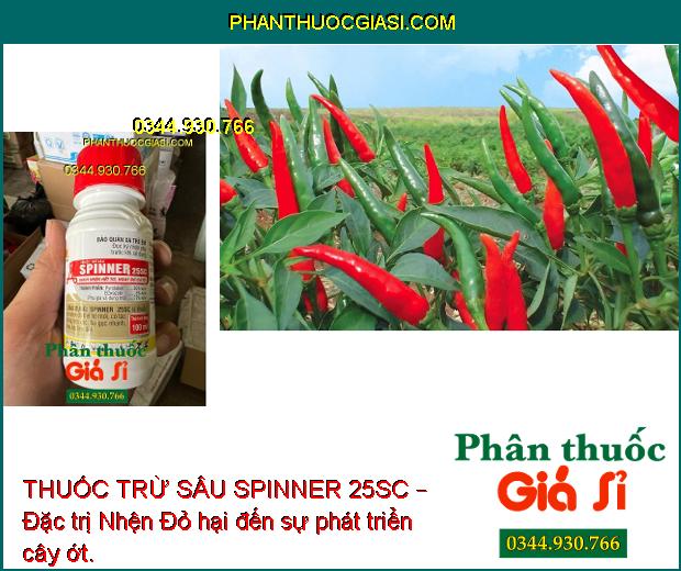 THUỐC TRỪ SÂU SPINNER 25SC – Đặc Trị Nhện Đỏ Hại Khoai Mì- Hồ Tiêu