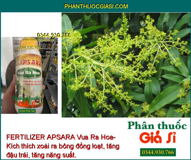 FERTILIZER APSARA Vua Ra Hoa- Ra Hoa Đồng Loạt- Tăng  Đậu Trái