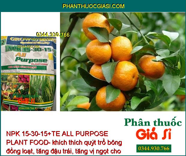 NPK 15-30-15+TE ALL PURPOSE PLANT FOOD- Cung cấp Dinh Dưỡng Cho Cây