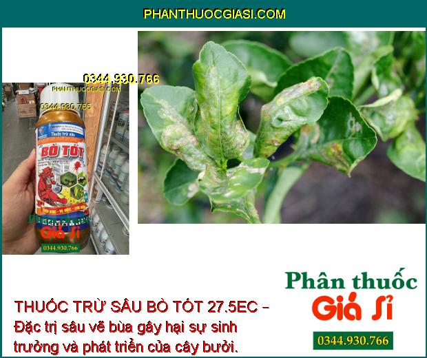 THUỐC TRỪ SÂU BÒ TÓT 27.5EC – Đặc Trị Sâu - Nhện - Côn Trùng Chích Hút Gây Hại