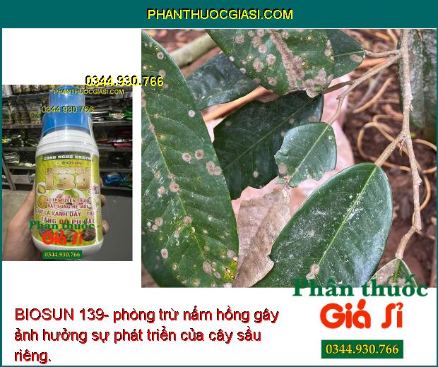 BIOSUN 139- phòng trừ nấm bệnh gây hại, giúp cây sinh trưởng tốt, cho năng suất vụ mùa cao.