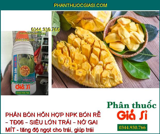 PHÂN BÓN HỖN HỢP NPK BÓN RỄ – TĐ06 – SIÊU LỚN TRÁI – NỞ GAI MÍT 