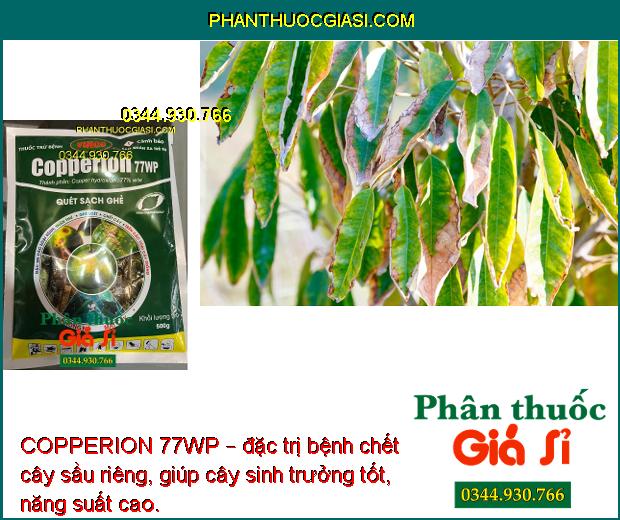 COPPERION 77WP – THUỐC ĐẶC TRỊ BỆNH MỐC SƯƠNG TRÊN CÂY TRỒNG