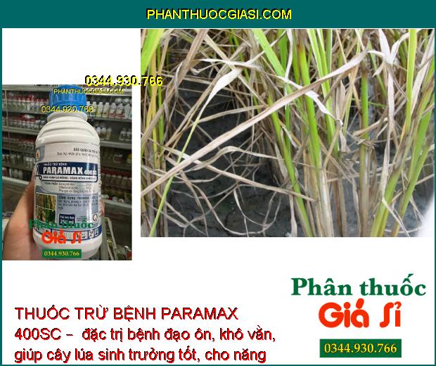 THUỐC TRỪ BỆNH PARAMAX 400SC – SÁNG XANH LÁ ĐÒNG - VÀNG BÔNG CHẮC HẠT