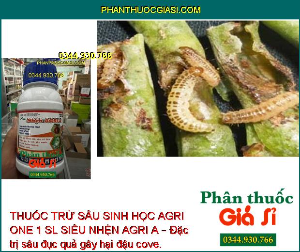 THUỐC TRỪ SÂU SINH HỌC AGRI ONE 1 SL SIÊU NHỆN AGRI A – ĐẶC TRỊ CÁC LOẠI SÂU - NHỆN 