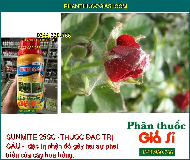 SUNMITE 25SC -THUỐC ĐẶC TRỊ SÂU -  NHỆN KHÁNG THUỐC GÂY HẠI CÂY TRỒNG