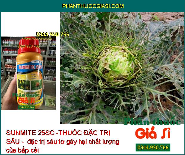 SUNMITE 25SC -THUỐC ĐẶC TRỊ SÂU -  NHỆN KHÁNG THUỐC GÂY HẠI CÂY TRỒNG