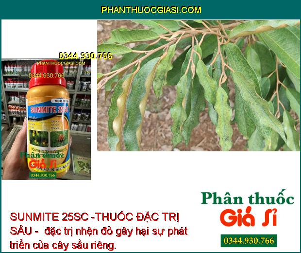 SUNMITE 25SC -THUỐC ĐẶC TRỊ SÂU -  NHỆN KHÁNG THUỐC GÂY HẠI CÂY TRỒNG