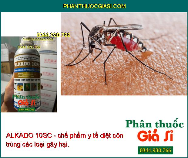 ALKADO 10SC - chế phẩm y tế diệt côn trùng các loại gây hại. 