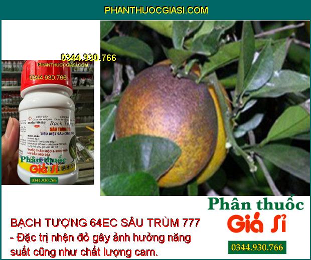 BẠCH TƯỢNG 64EC SÂU TRÙM 777 - ĐẶC TRỊ NHỆN ĐỎ - RẦY NÂU - NHỆN GIÉ - SÂU XANH