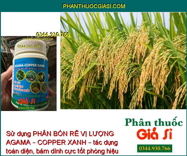 PHÂN BÓN RỄ VỊ LƯỢNG AGAMA – COPPER XANH – Tốt Cây - Sạch Bệnh - Tăng Năng Suất