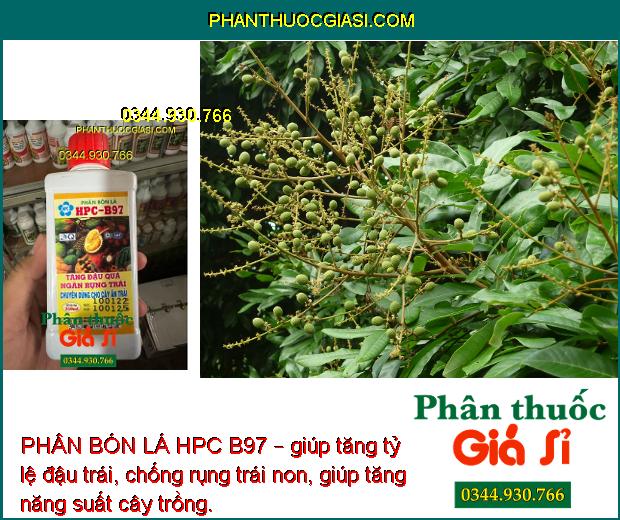 PHÂN BÓN LÁ HPC B97 – Tăng Đậu Quả - Chống Rụng Trái - Trái Lớn Tối Đa