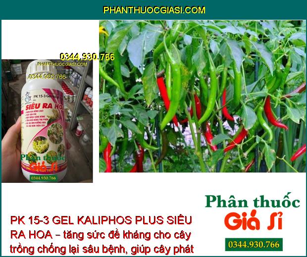 PK 15-3 GEL KALIPHOS PLUS SIÊU RA HOA – Bung Hoa Đồng Loạt - Tăng Đậu Trái - Hạn Chế Rụng Trái Non