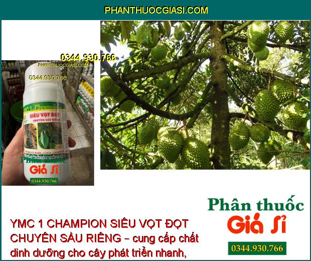 YMC 1 CHAMPION SIÊU VỌT ĐỌT CHUYÊN SẦU RIÊNG – Kích Rễ - Kích Cây Đâm Đọt - Chống Vàng Lá