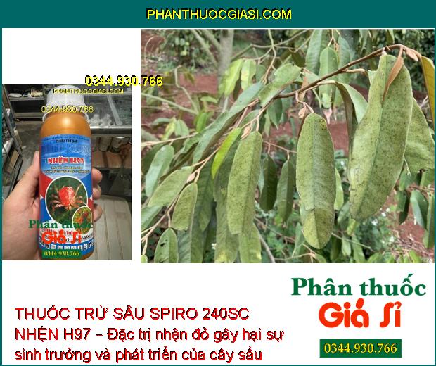 THUỐC TRỪ SÂU SPIRO 240SC NHỆN H97 – Đặc Trị Các Loại Côn Trùng Chích Hút 