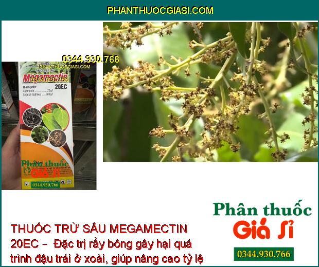 THUỐC TRỪ SÂU MEGAMECTIN 20EC –  Đặc Trị Sâu Cuốn Lá - Sâu Đục Quả - Bọ Trĩ - Nhện Đỏ